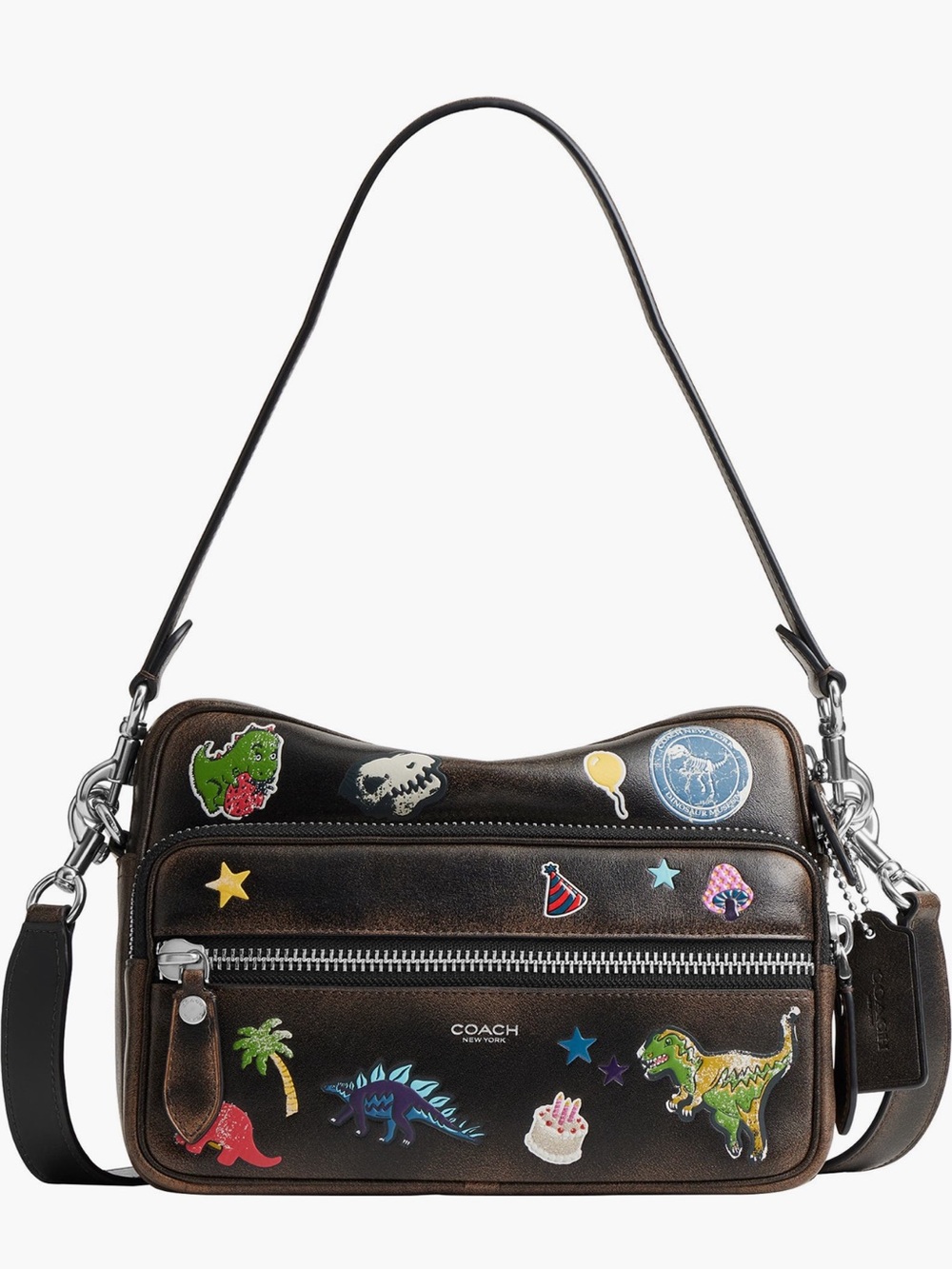 COACH Rexy 10th Anniversary Sticker
Print Dakota Crossbody Bag
